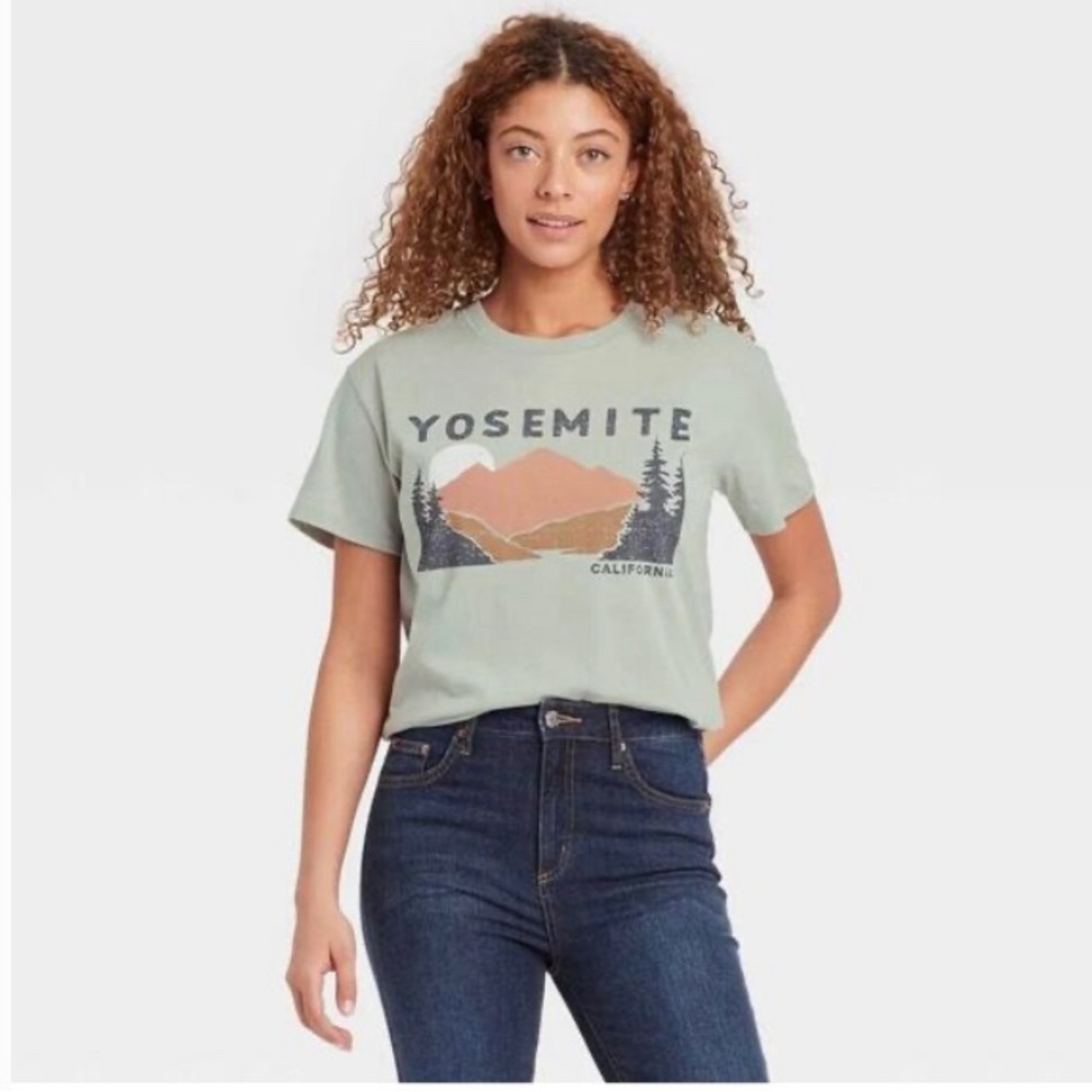 Zoe & Liv Yosemite soft cotton-blend graphic t-shirt Size: Large - Picture 3 of 10